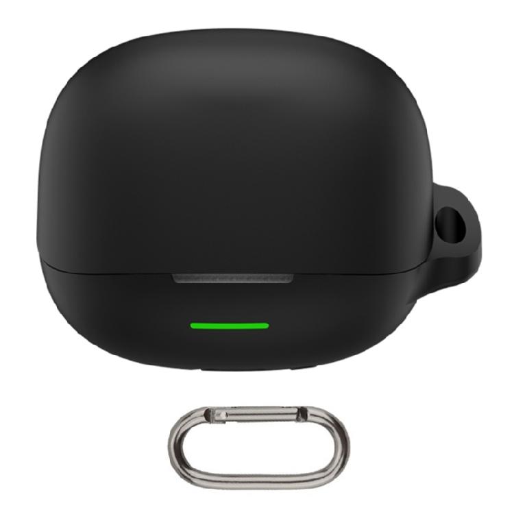 Daily Carry Charging Case Cover for MeloBuds N65, Silicone Earbud Sleeve with Side Attachment Detail and Full Cover