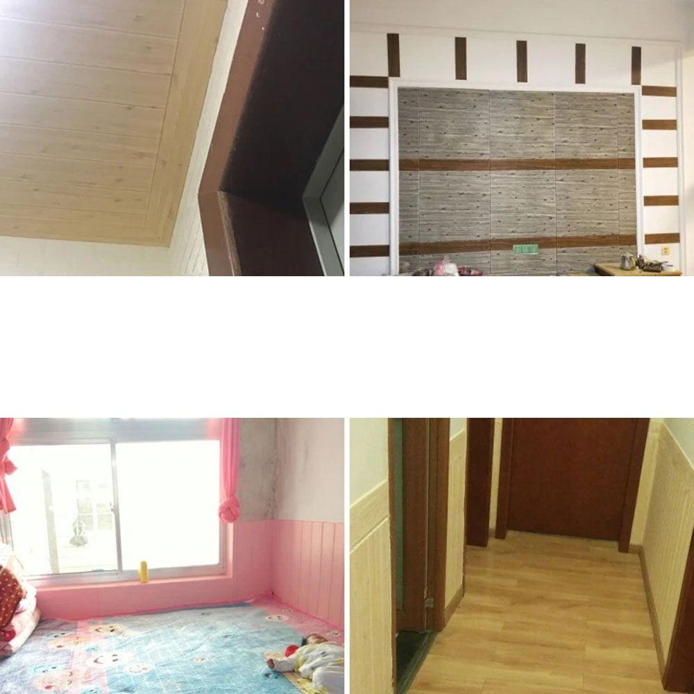 Feuchtigkeitsbeständige und Schimmelresistente 3D-Wandaufkleber Selbstklebende Tapete Wohnzimmer Schlafzimmer