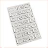 LWC1  3D ABS Chrome Car Trunk Letters Sticker For  C Class C180 C200 C220 C300 C320 C350 C400 C43 AMG Logo Emblem Sticker Accessories