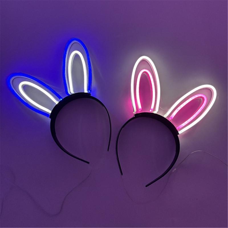 LED Glowing Hairband For Parties With Color Changing Lights And Comfortable LED Costume Props Role Play Birthday Party
