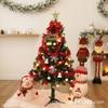 Exquisite Christmas Tree Ornaments Set: 45/60/90cm Mini Trees with Dense Lights for Desktop Display