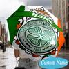 Custom Name Celtic Football Crest  Umbrella Folding Umbrella, Automatic Umbrella - 8-Frame for Travel, Casual Lightweight Personalized Gifts