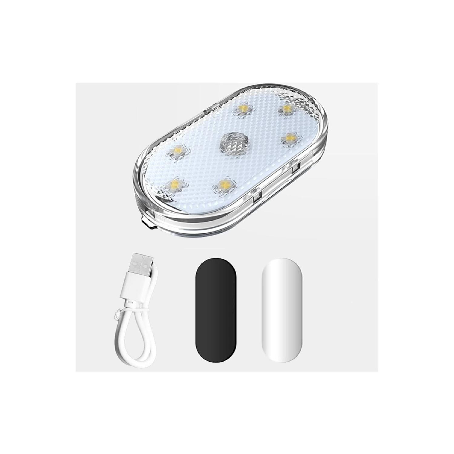 

7 Colors RGB Touch Sensor Mini 6 Led Lamp Usb Rechargeable Underfoot Glove Lamp