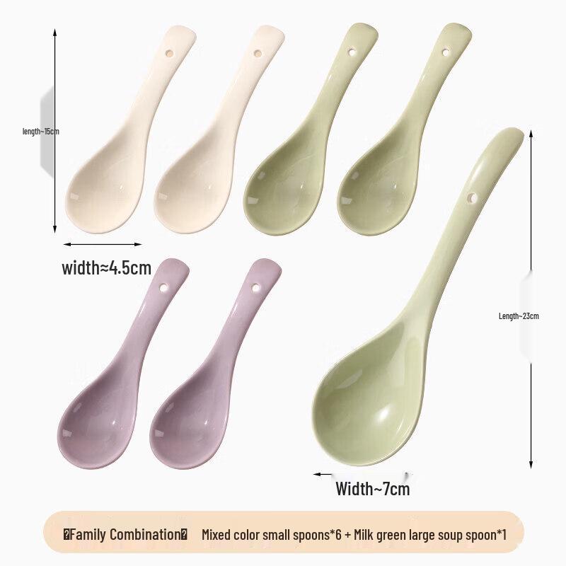 Ceramic Long-Handled Soup Ladle