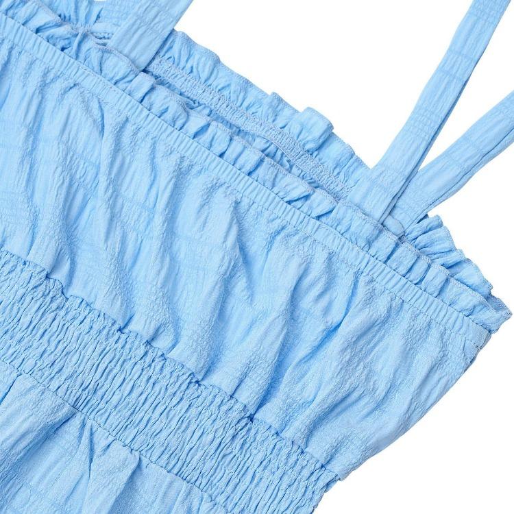 Women Summer Casual Sleeveless Off Shoulder Camisole Dress High Waist A-Line Strapless Short Dresses Solid Color Spring S-XL