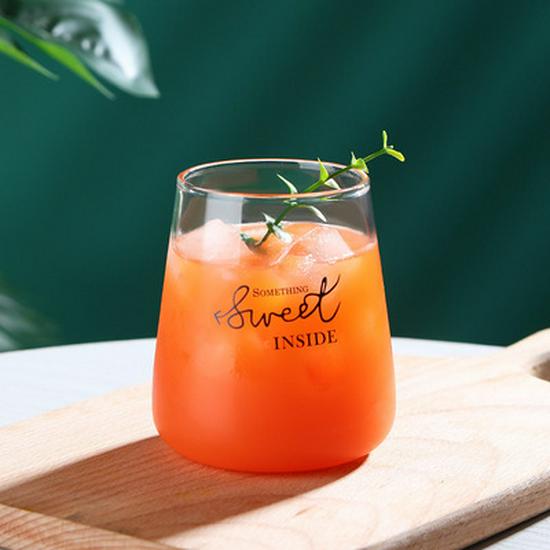 Nordic Style Mount Fuji Whiskey Glass - Transparent, Heat-Resistant, Water Drop Design for Cold Drinks