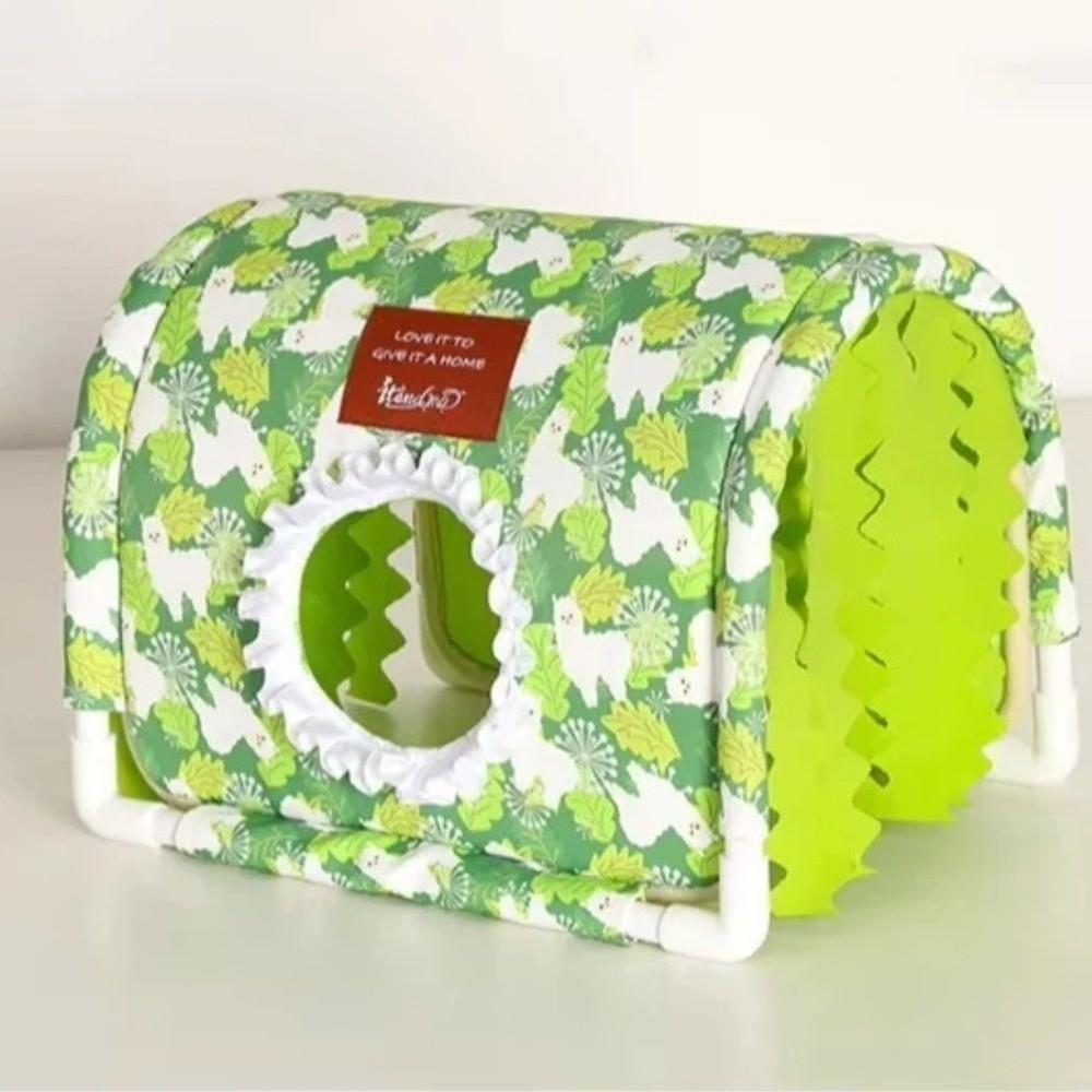 Summer Ventilated Cool Tunnel Bottomless Small Animal Cage Hamster Shelter For Rabbit Dutch Pig