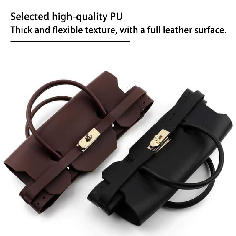 EverToner Handcraft Ag Accessories Set Breathable & Scratch-Resistant Handmade Bags Handle PU Leather Bag Accessory