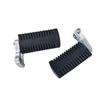1 Pair Non-slip Motorcycle Pedals Black Motorcycle Modification Parts Motorcycle Foot Rests  Kart