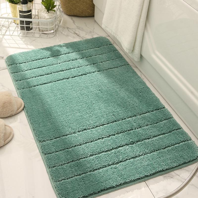 Thickened Non-Slip Water-Absorbing High-Low Pile Mat for Entrance, Kitchen, and Bathroom