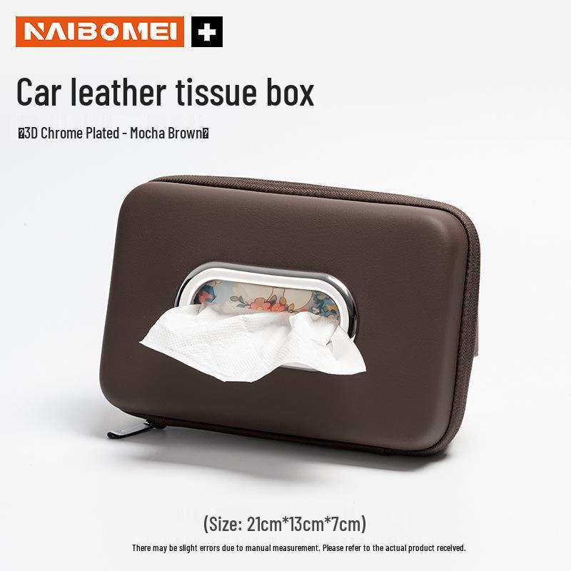 Compatible Tissue Box for Wuling Cars: Hongguang, Rongguang, Kaijie, Xingchen, Xingchi, and Bingo. Easily hangs on armrests.