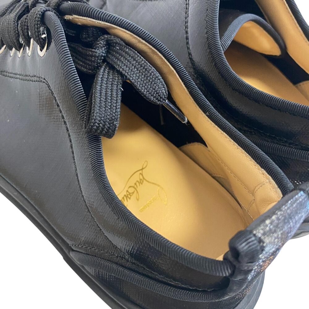 Christian Louboutin Low cut Patent leather Lewis Junior sneakers black Patent leather mens Used