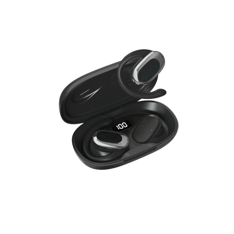 

360° Rotating Open OWS Wireless Bluetooth Earphone Noise Canceling Headset Hands-free Ear Hanging Headset