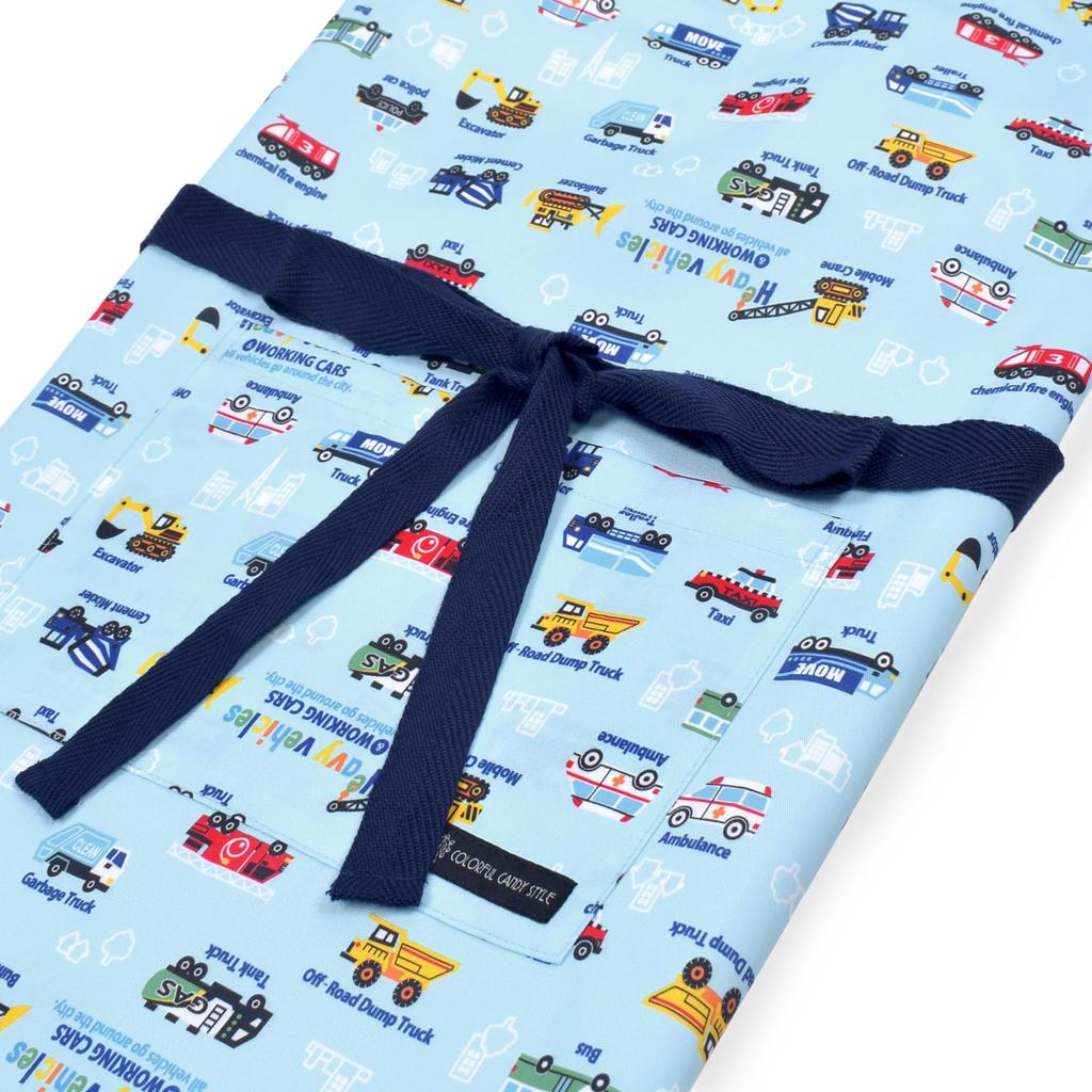 COLORFUL CANDY STYLE Kids Apron no full throttle working set of for for bandana kids for for elementary school for elementary school N9000842