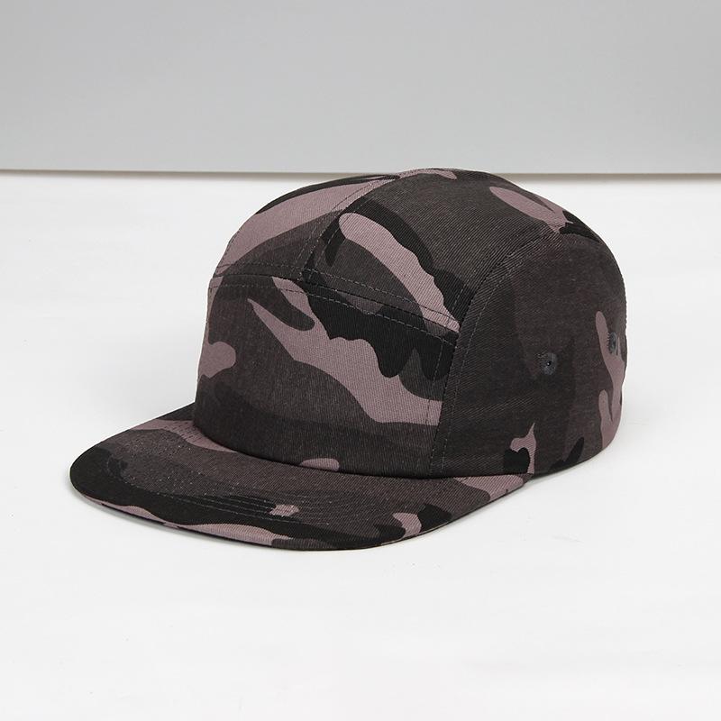 Summer Cotton 5 Panel Big Size Baseball Caps Oversize 62cm Flat Top Sports Snapback Cap Hip Hop Skateboard Hat Custom Wholesale