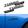 2pcs TURBO 4MATIC Fender Sticker Front Door Side Sticker for Brabus Mercedes Benz AMG Maybach A/C/E/S Brabus Sticker Christmas AW1 c13