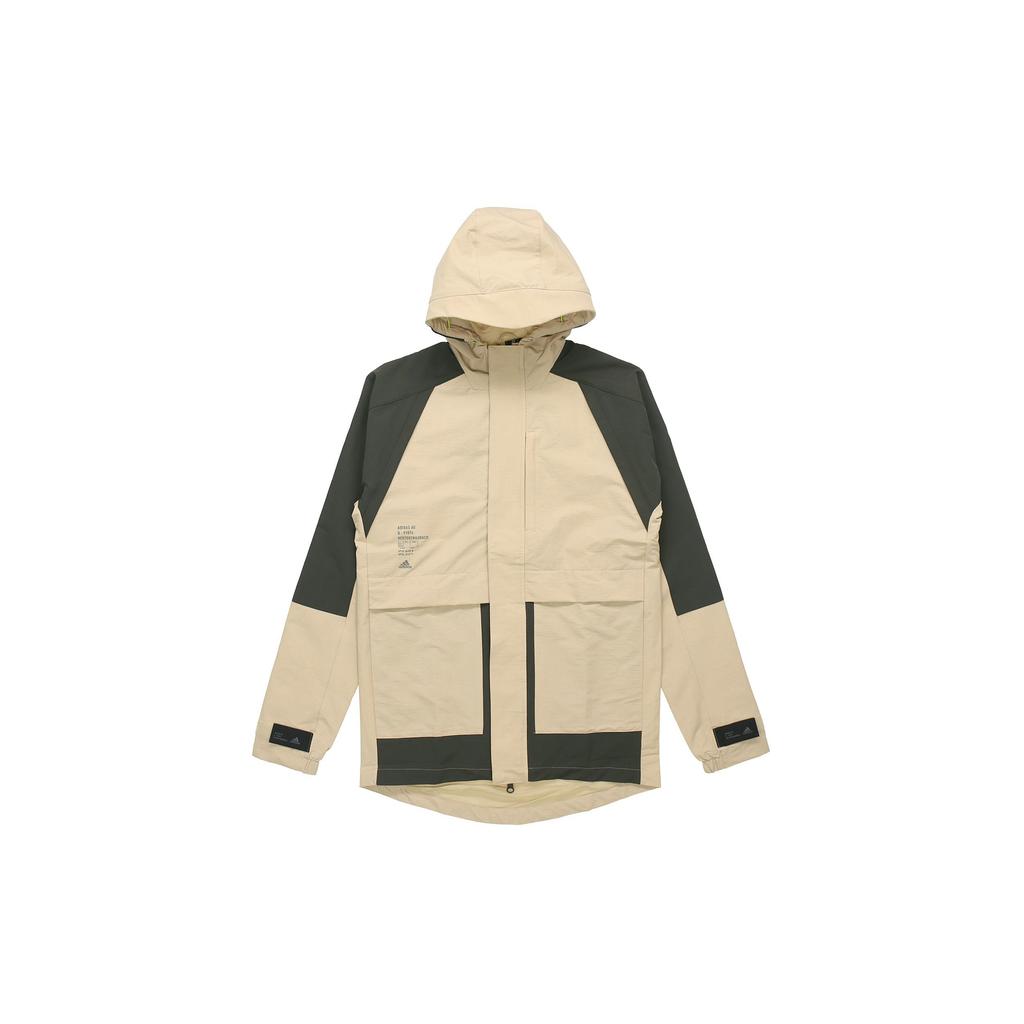 adidas TH PARKAR Hooded Regular Fit Lifestyle Jacket Men Brown GF4016