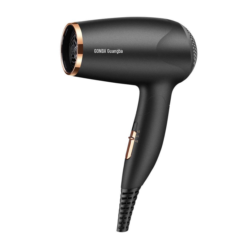 

Guangba Портативный Складной Маломощный Фен с Технологией Отрицательных Ионов - Бережный к Волосам