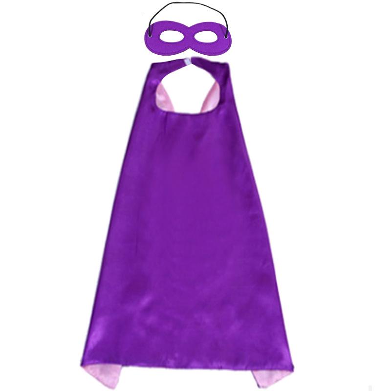 Superhelden-Doppellagiges Umhang für Halloween - Kinder & Erwachsene