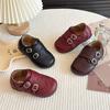 Kids' Slip-on Leather Shoes: 2026 Spring/Autumn, Soft Sole, Versatile Retro Loafers for Boys & Girls