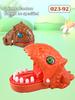 Dinosaur Teeth Biting Finger Toys, Dentist Tabletop Board Tricky Game Random Mechanism Gifts for Boys and Girls Color Random