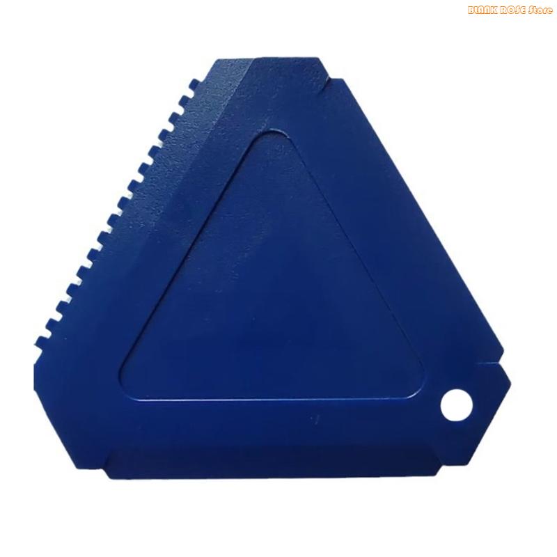 K1AE Windshield Ice Scraper Highly Strength HIPS Snow Remover for Rapid Snow and Ice Removal in Cold Weather royal blue