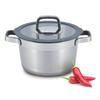 Induction Pot with Lid , Stainless Steel, ESKIL DUKA