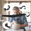 Pack of 2 Portable Stainless Steel Double Headed Pottery Tool Designs for Easy Ceramic Trimming Create