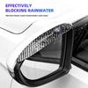 2x Car Rearview Mirror Rain Eyebrow Protector Rain Sticker For Alfa Romeo Giulia Stelvio Giulietta 156 159 147 Mito Tonale GT