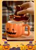 Cute Gift Cup Funny Pumpkin Magic Hat Mug Practical Souvenirs for Girlfriends Couple Ceramic Water Cup
