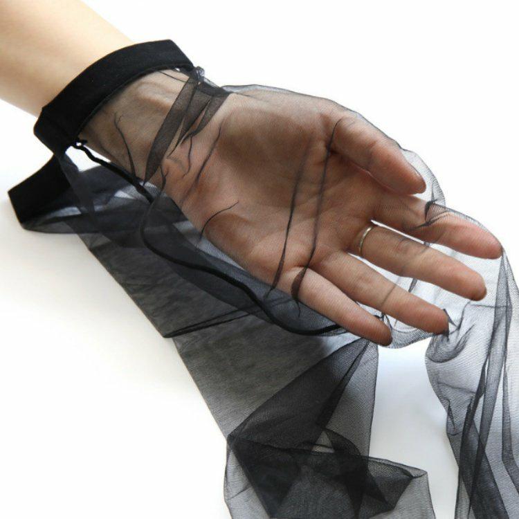 Ultra-Thin Seamless Transparent Gray-Black Pantyhose with Anti-Hook Technology