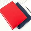 PU Leather Conference Folder with Clipboard Multiple Pocket Card Pocket Pen Slot Clipboard Business Document File Folder