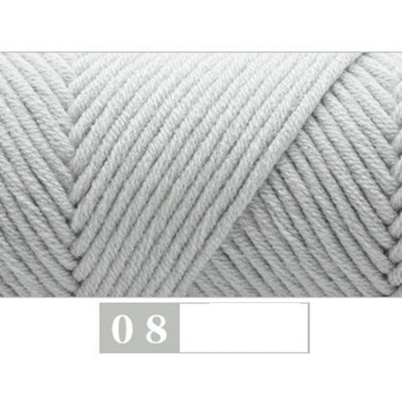 Vogue Milk Cotton Yarn Cord Fashion 8Ply Home For for Diy Knitting Scarf Handmade Accessories Sewing Line Crochet Thread