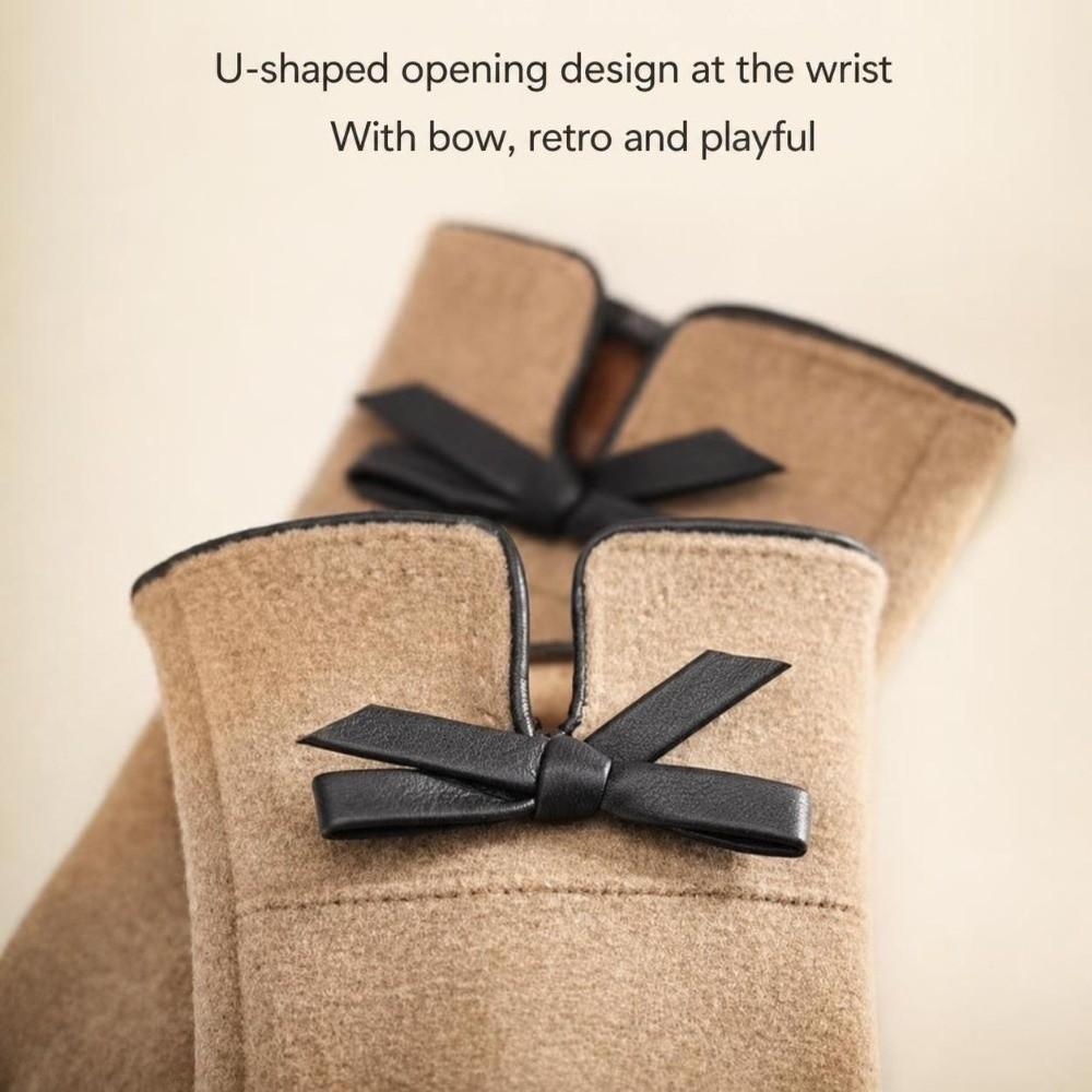 Thickened Plush Winter Driving Gloves Windproof Material Women Fleece Gloves for Women