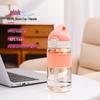 Diller Large Capacity Plastic Straw Water Bottle