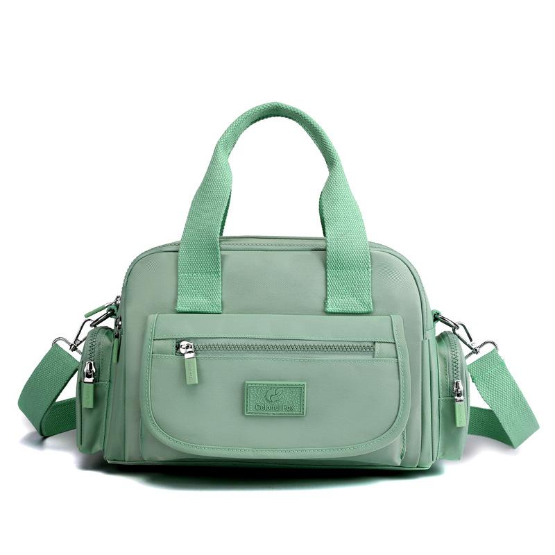 New Women's Fashion Trend Shoulder Bag Large Capacity Anti-splash Nylon Backpack Multi-layer Commuter Messenger Bag