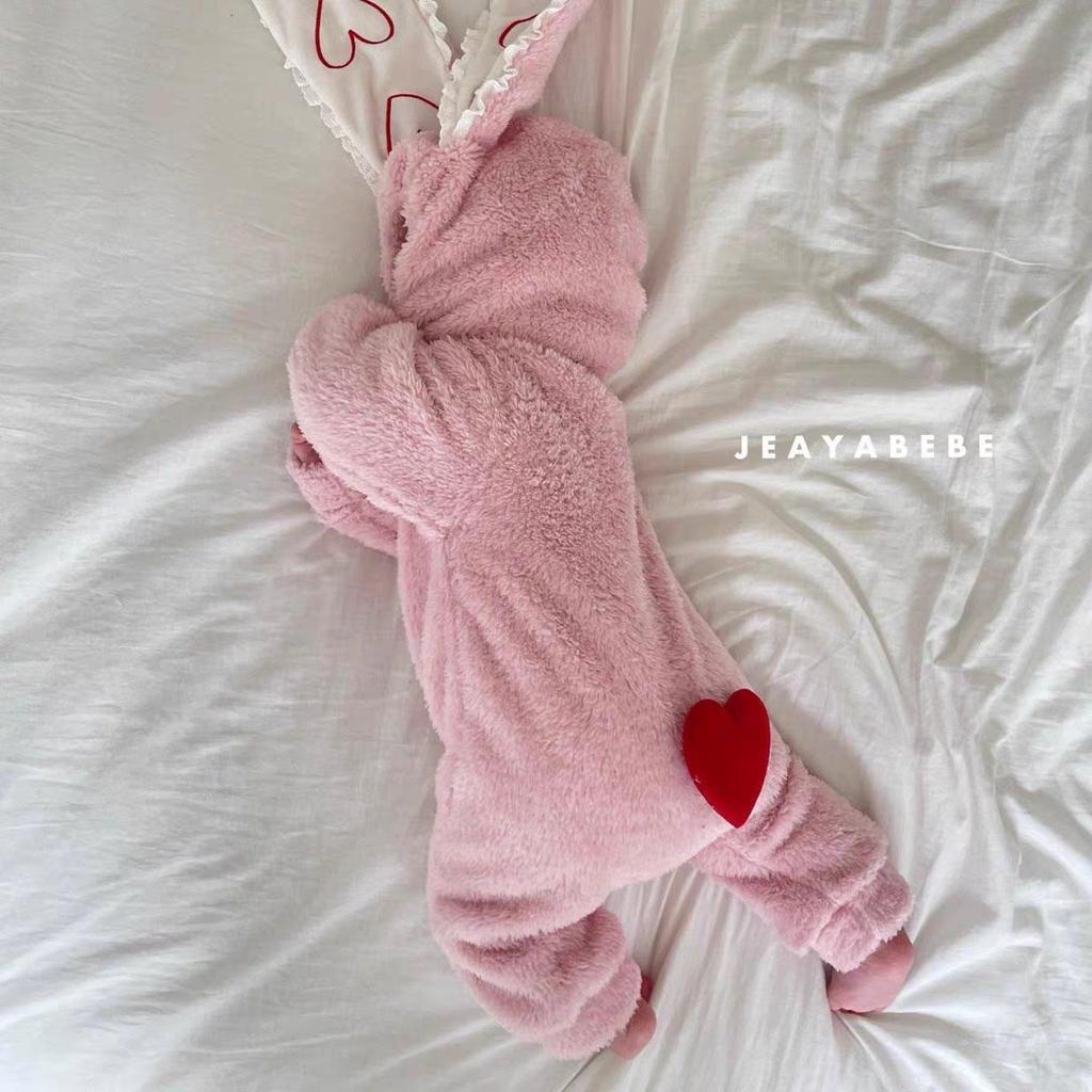 Feestelijke Baby Romper: Herfst/Winter Volle Maan 100-Dagen Viering Gewatteerd Jumpsuit