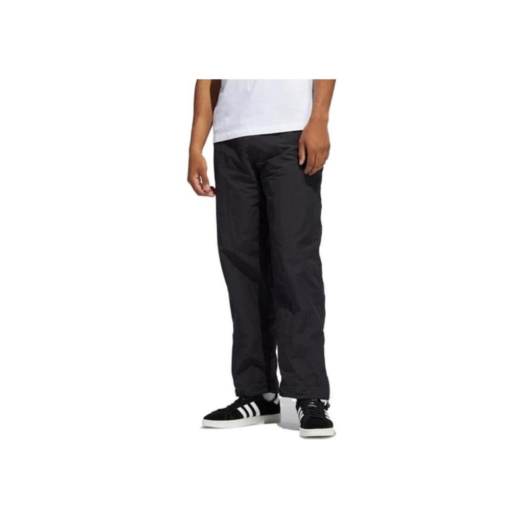 Adidas Originals ADV Trial Logo Print Mid-Rise Straight Leg Casual Sports Trousers Men Bottoms Black GD5585