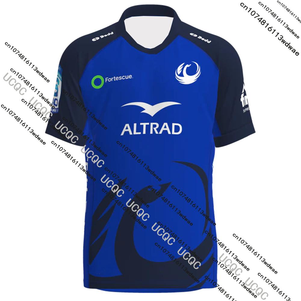 

Pacific Super Rugby Australia 2026 New Rugby Latest Jersey Westernforce 3D Print Quick-dry T-Shirts Mens Sports Training Jerseys XS