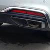 For A5 A4 B9 2020-2024 Stainless Steel Black Car Tail Exhaust Pipes Tail Throat Frame Cover Trim Car Accessories