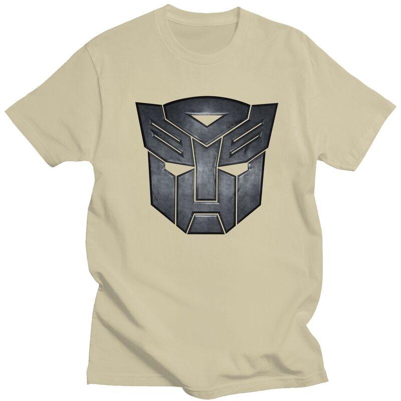 Custom Fashion Cartoon Autobot Transformers Car T Shirts Men Tshirts Casual Tee 100 Cotton Oversized Tshirts Merch