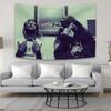 European American HipHop Artist Wall Tapestry Aesthetic Dormitory Backdrop Youth Room Decor Hanging Cloth Art