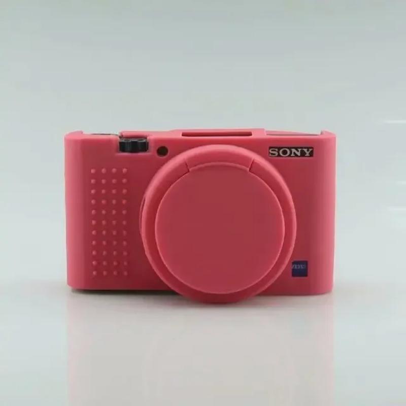 נרתיק מצלמה רך עבור Sony RX100 III IV V ZV1 תיק כיסוי גוף מגן גומי מסגרת מגן מצלמה לעור