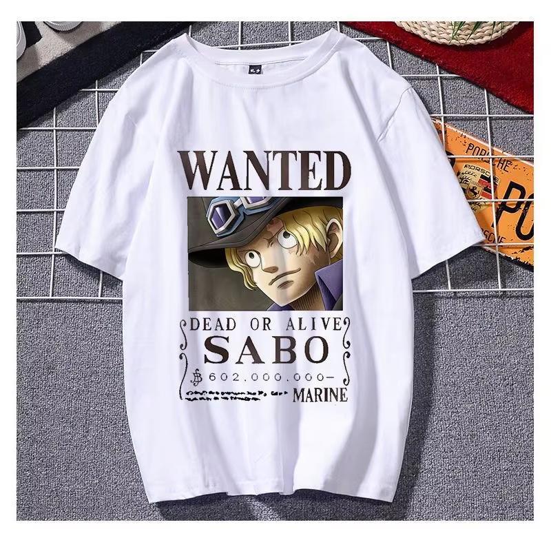 

2026 ONE T-shirt Luffy Sauron Tide Brand Peripheral Clothes Unisex s and Women s Summer Short-sleeved Sports and Leisure Top Ins 4XL