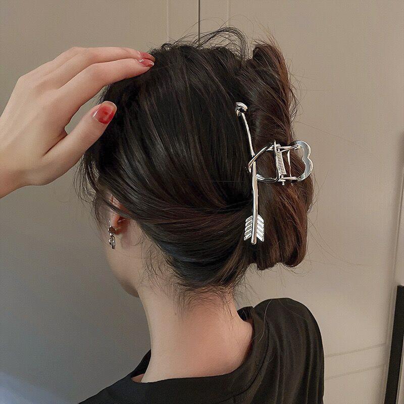 Trendy Big Women's Claw Clip for Thick Hair Accessories Headwear Giant Geometric Wave Note Crab Catch Clamps Clipper Hairgrip