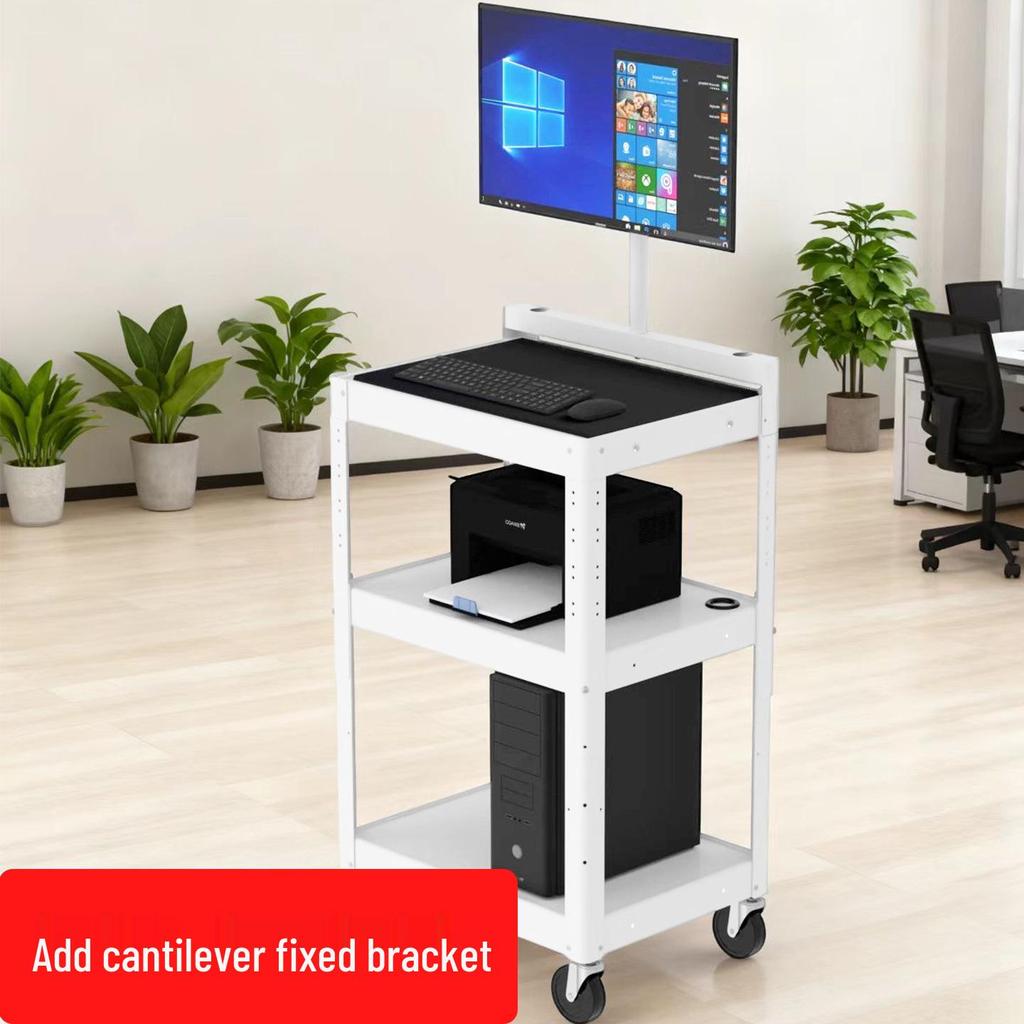 Mobile Four-Wheel Workbench: Computer & Diagnostic Laboratory Trolley