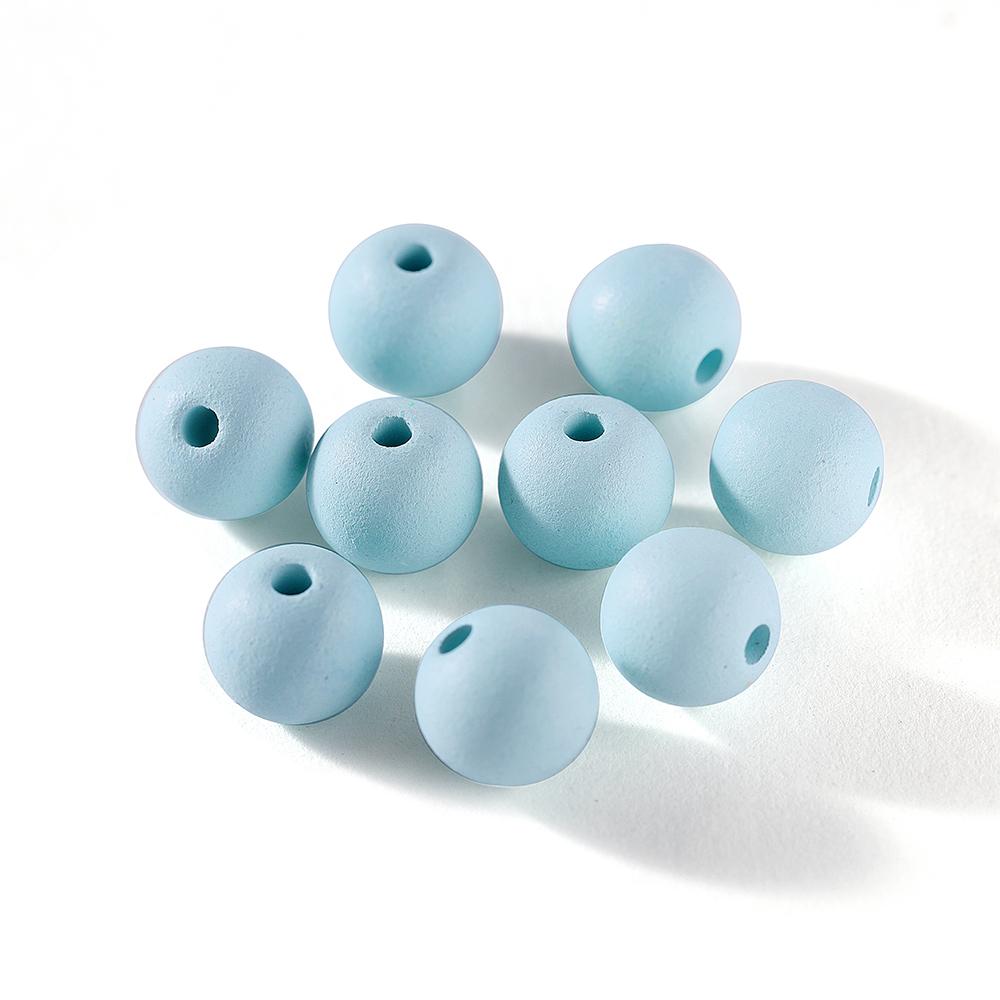 30-100Pcs 6/8/10mm Acrylic Matte Beads Round Loose Spacer Beads For DIY Necklace Bracelet Jewelry Making Accessories Supplies