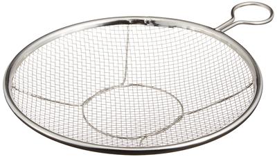 Kanda Kan Edelstahl Sieb 21cm Hergestellt in Japan Mit Ringen Sieb Abtropfschale Öl Abtropfsieb Abtropfen Frittiertes Gemüse Nudeln Silber