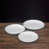 SIFAR 9-inch Ceramic Round Serving Plates, Set of 6