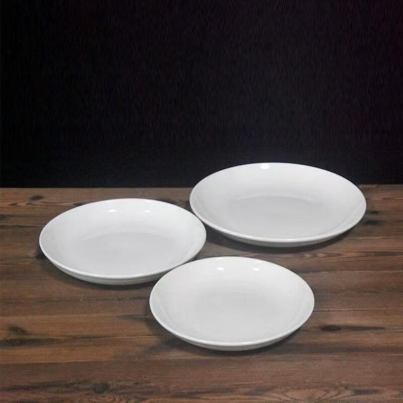 SIFAR 9-inch Ceramic Round Serving Plates, Set of 6